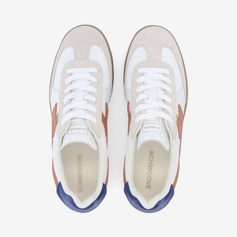 SHEFFIELD JOGGER M - NAPPA/SUEDE/NAP - WHITE/OFF WHITE/BROWN